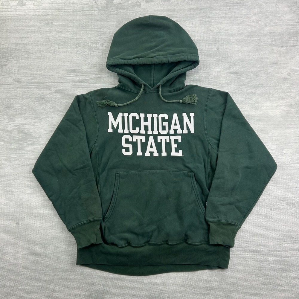 Vintage Y2K Michigan State Champion Reverse Weave Sweatshirt Size Small Hoodie